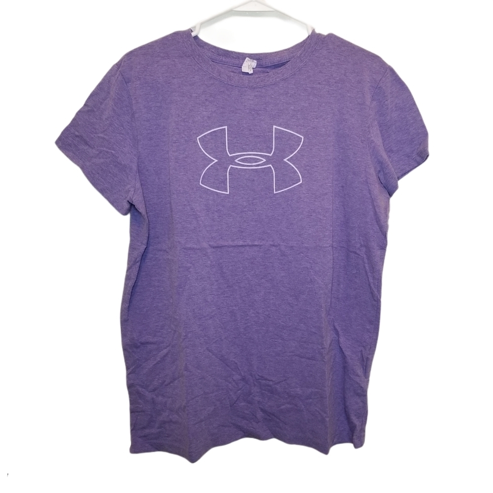 Under Armour Purple Heat Gear Tee